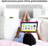 PRITOM Tablet de 10 pulgadas para niños Android 13, tableta con cor...