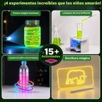 PW Kit de experimentos científicos que brillan en la oscuridad para niños