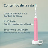 Philips Sonicare Cepillo de dientes eléctrico serie 4100, cepillo d...