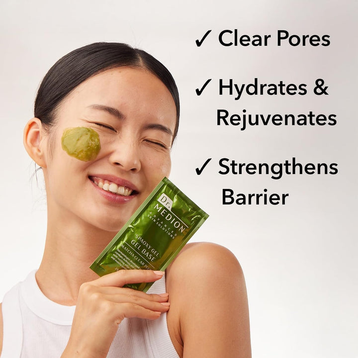 Dr. MEDION Spaoxy Gel Matcha - Mascarilla carbonatada con matcha y...