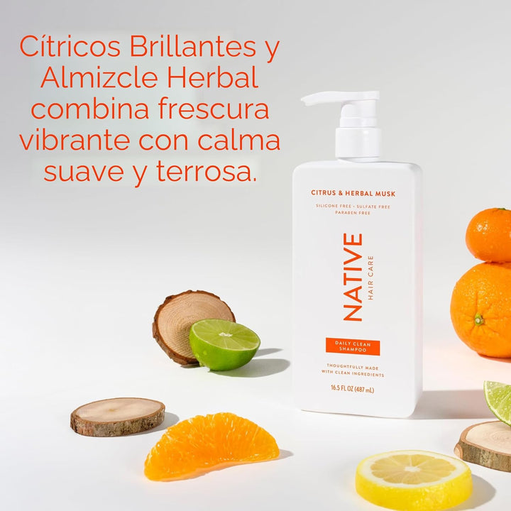Native El champú y acondicionador contienen ingredientes derivados...