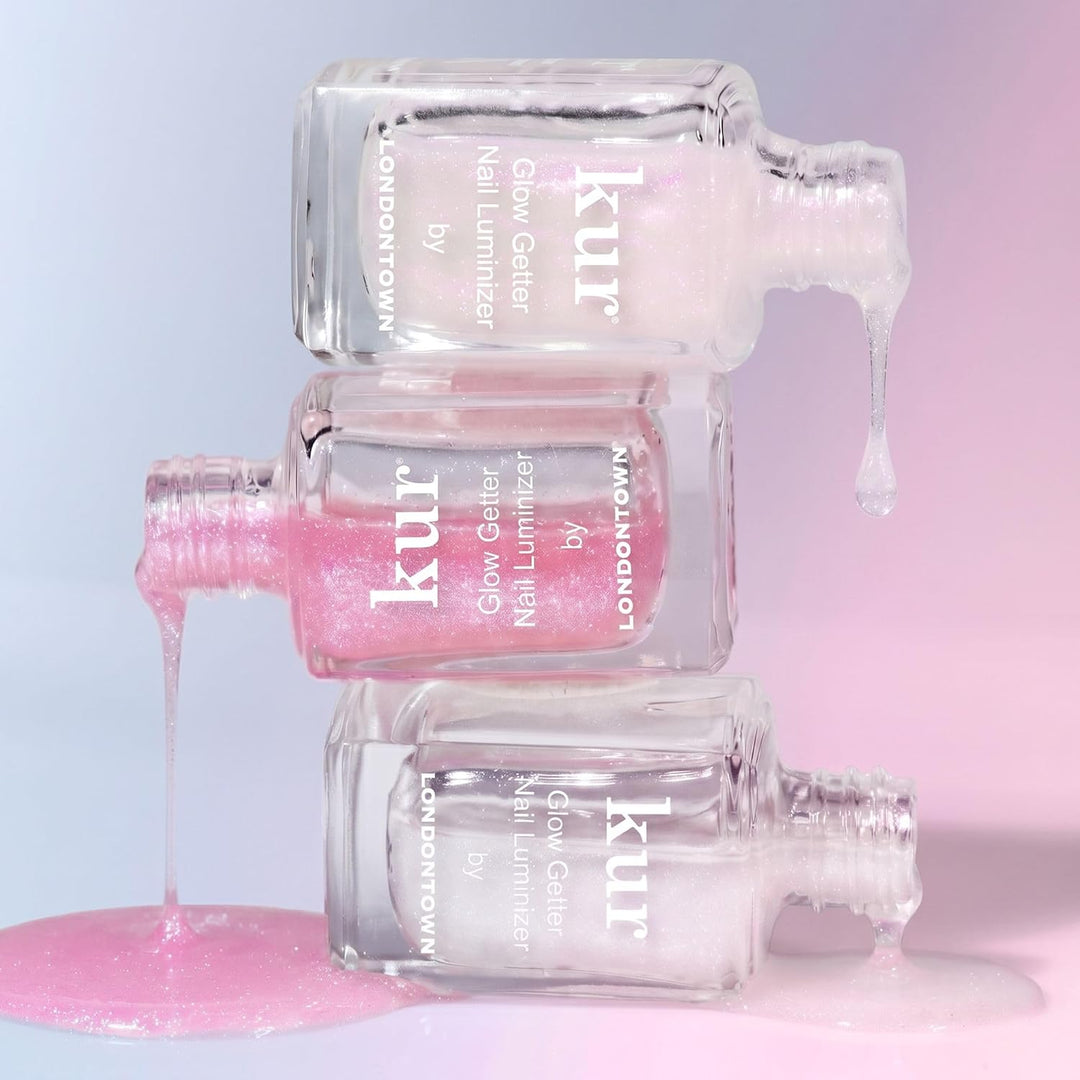 LONDONTOWN Kur Glow Getter Luminizador de uñas en un solo paso, 0.4...