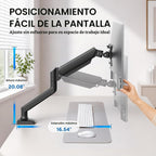 GRIFEMA Soporte de monitor de resorte de gas para 13-32", brazo de monitor