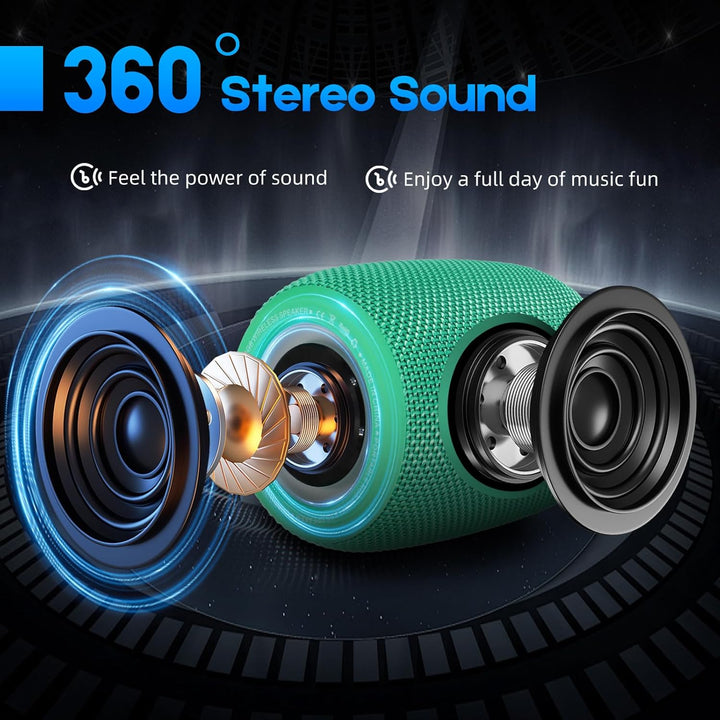 Altavoz Bluetooth portátil, altavoz inalámbrico BT5.3 de 20W con di...