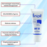 Crema antiséptica Finipil 50, 1.5 onzas líquidas.