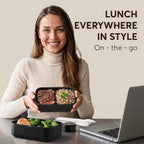 Umami Bento Box - Recipientes de almuerzo todo en 1 para adultos