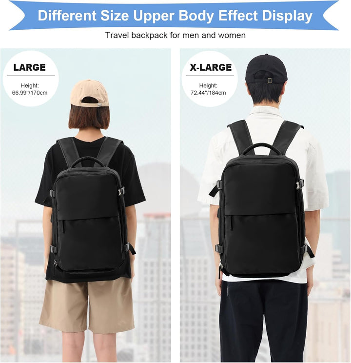 Mochila de Mano Coowoz para Hombres y Mujeres, Mochila de Viaje Apr...