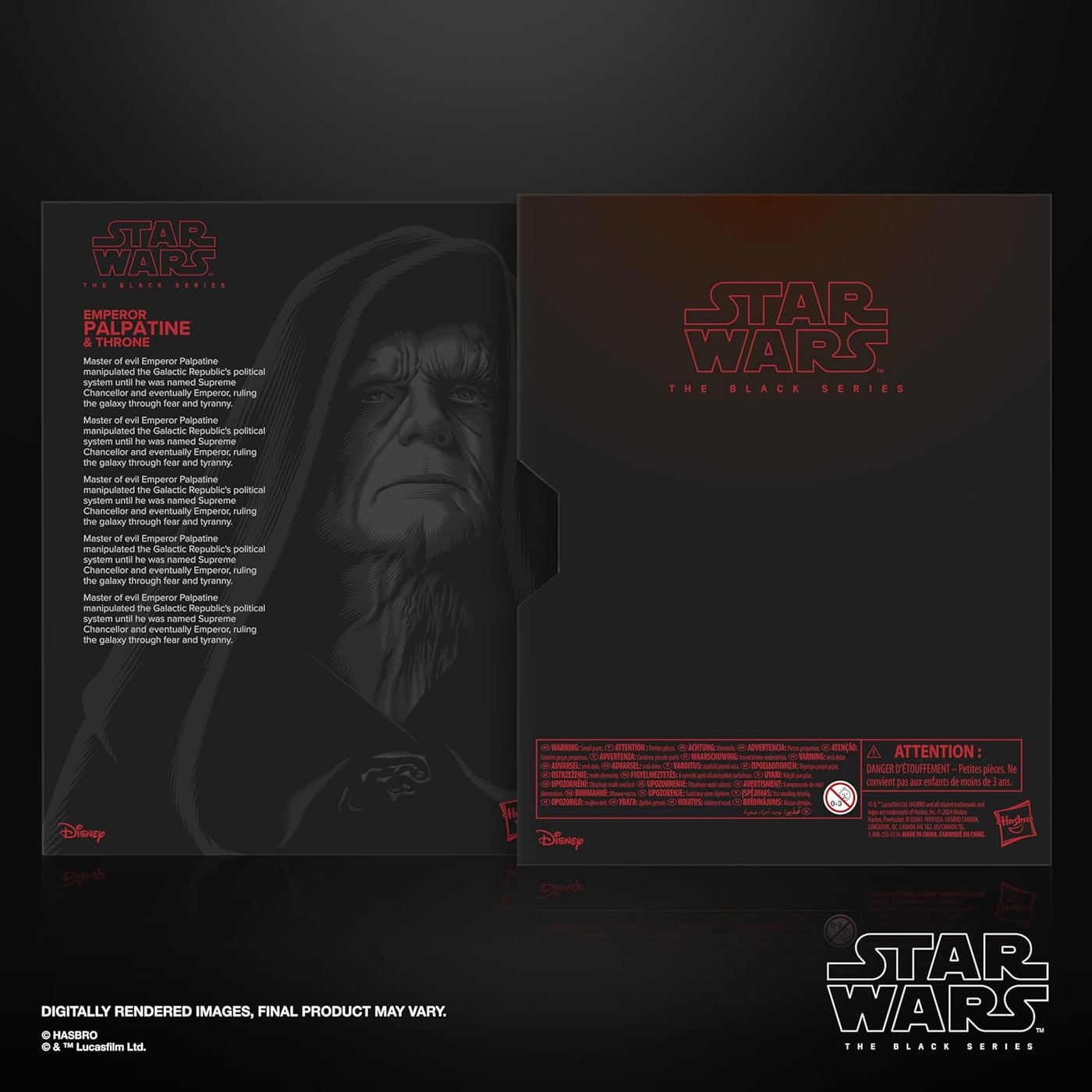 STAR WARS The Black Series Emperor Palpatine Throne