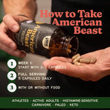 MK Supplements American Beast, Suplemento de Órganos de Bisonte par...