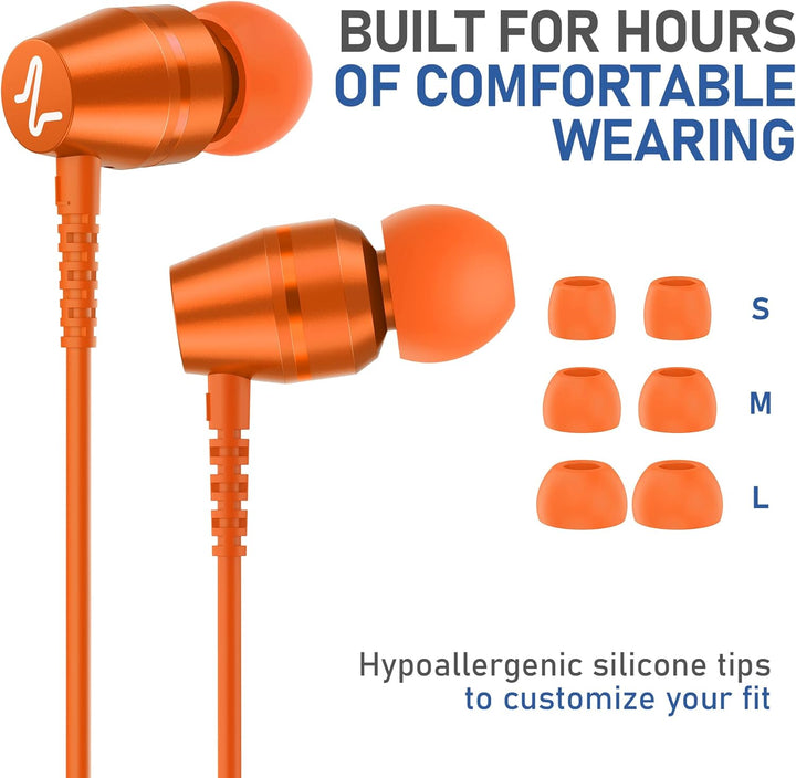 LUDOS OMNITONE Auriculares con cable in-ear, 5 años de garantía, au...