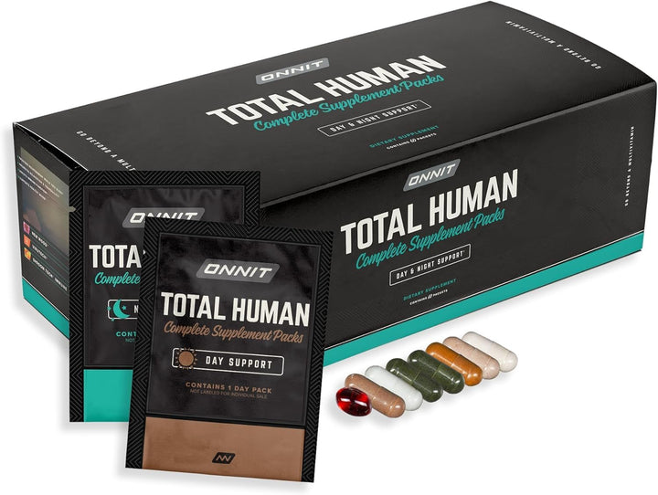 ONNIT Total Human - Paquetes diarios de vitaminas para