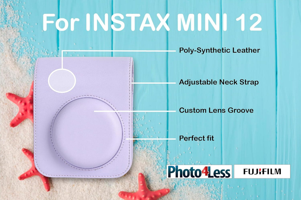 Fujifilm Cámara Instax Mini 12 de película instantánea Lila Púrpura...