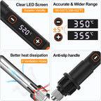Kit de soldador 80W LED pistola de soldadura con fundente para reparación