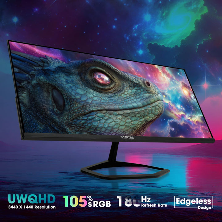 Sceptre - Monitor de juegos Prime de 34 pulgadas 3440 x 1440 hasta...