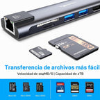 VEMONT, hub USB de 2 puertos