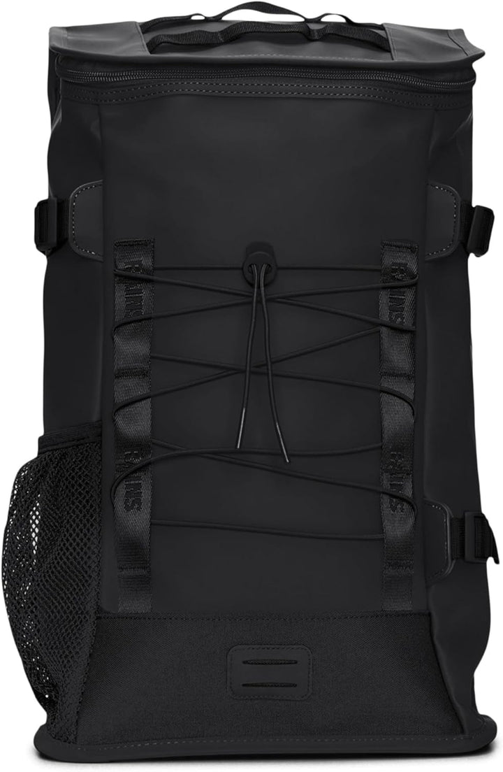 RAINS Trail Mountaineer Bag - Mochila negra impermeable para laptop...