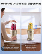 Ganiza Smoothie Blender Max 1300W, Mezclador y molinillo de cocina personal