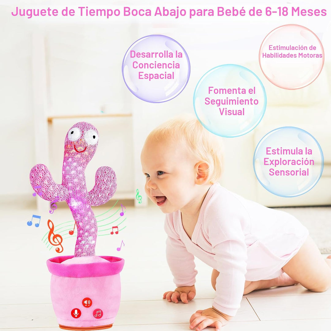 River Mill Juguete recargable de cactus que habla bailando, juguete...