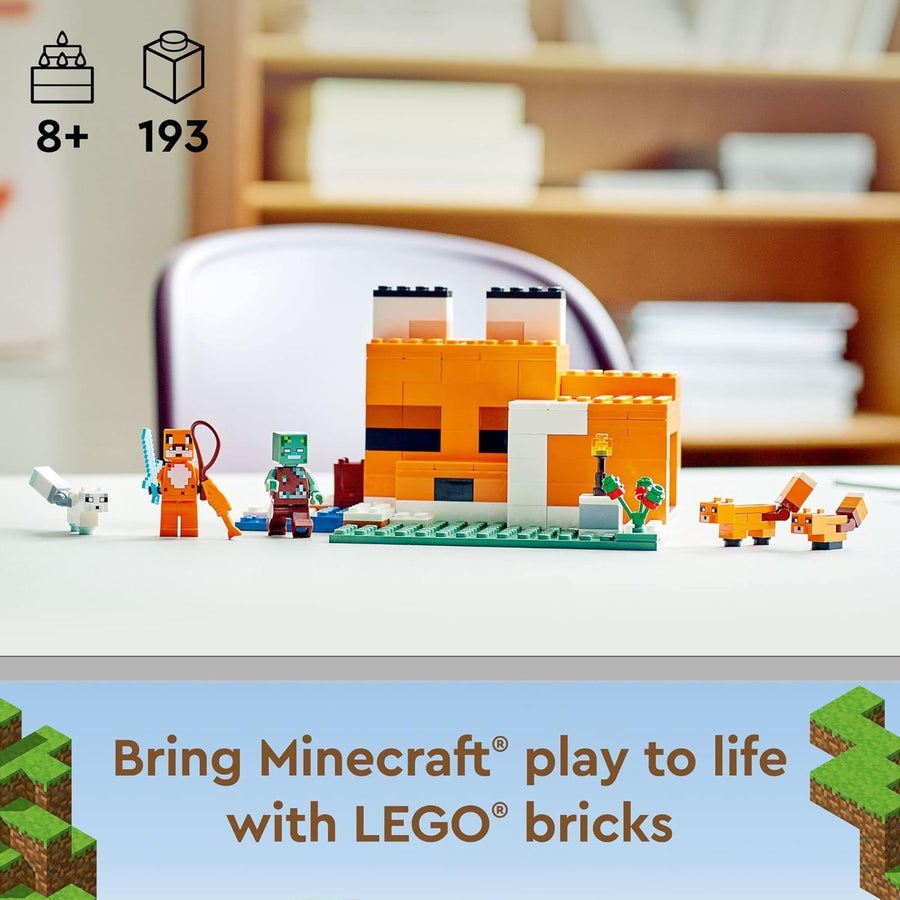LEGO Minecraft El Refugio-Zorro 21178 - Set de