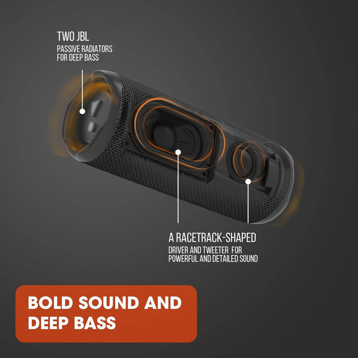 JBL Flip 6 - Altavoz Bluetooth portátil, sonido potente y graves pr...