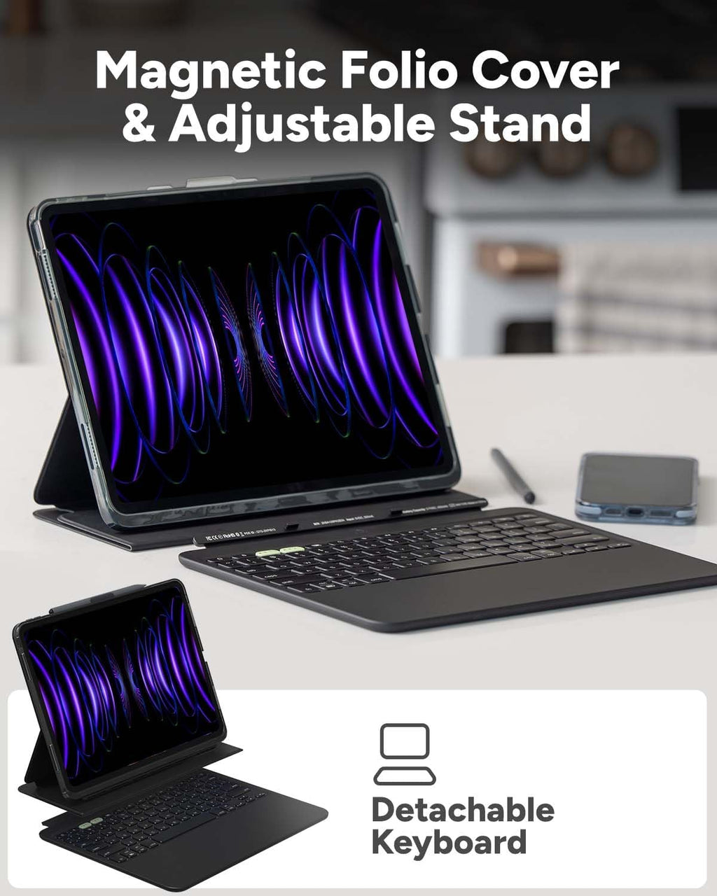 ZAGG Pro Keys 2 iPad Pro 11" (M5)/(M4) Funda con teclado