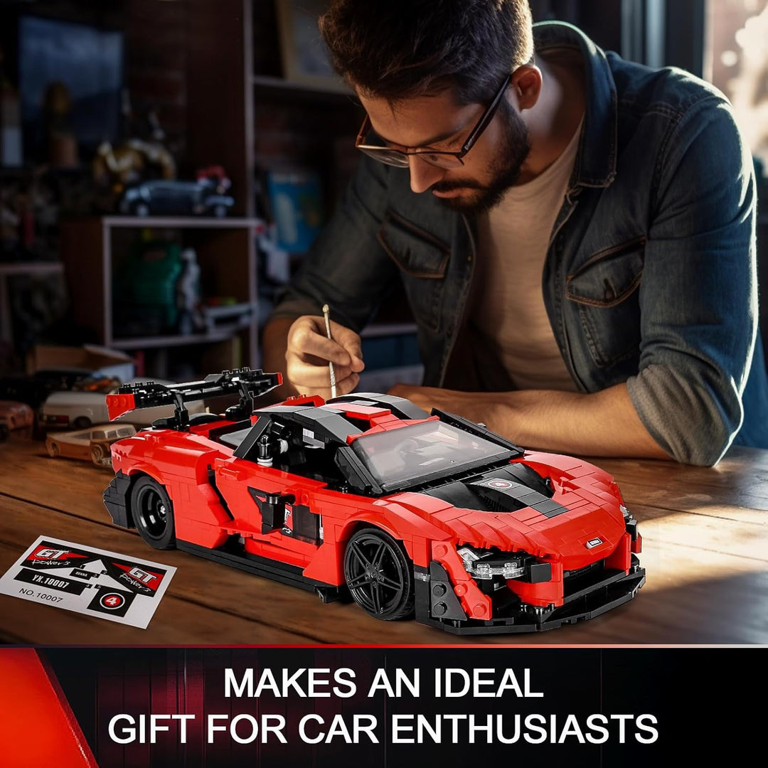 Mould King 10007 Super Car MOC - Kit de bloques de