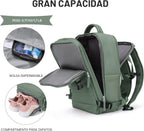 coowoz Mochila grande de viaje para mujeres y hombres, mochila de transporte, mochila de senderismo impermeable, mochila deportiva para exteriores, Verde oliva, 25 L, Mochilas de viaje
