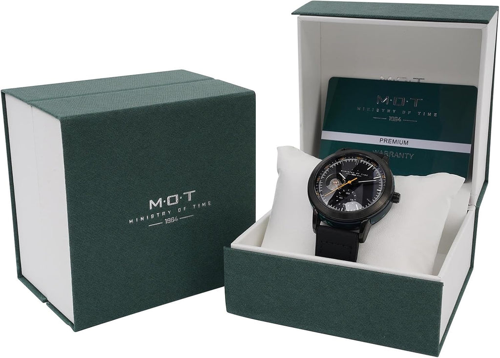 M.O.T Reloj automático de selección, 1.535 in, unisex, esfera de corazón abierto, movimiento automático, fondo de caja inoxidable, resistente al agua 3ATM, Ministry of Time