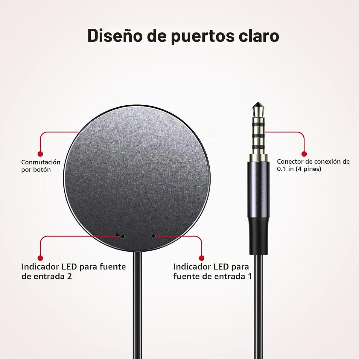 Botón de interruptor remoto EXB01 para iDock C20 (para 2 portátiles...