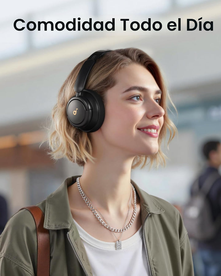 Soundcore Q30 de Anker, auriculares híbridos con cancelación activa...