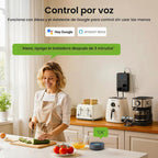 GHome Smart Extensor de tomacorriente, protector de sobretensiones con 3 regletas inteligentes controladas individualmente y 3 puertos USB inteligentes, enchufes inteligentes que funcionan con Alexa