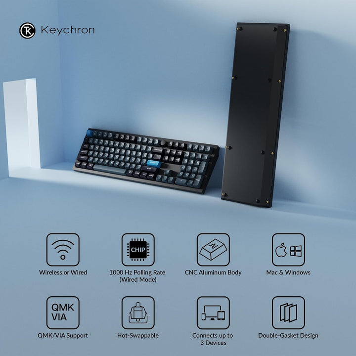 Keychron Q6 Pro Teclado Mecánico Programable con Botón Giratorio QM...