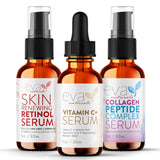 Eva Naturals Trifecta Set de Suero Facial \u2013 Retinol, Vitamina...