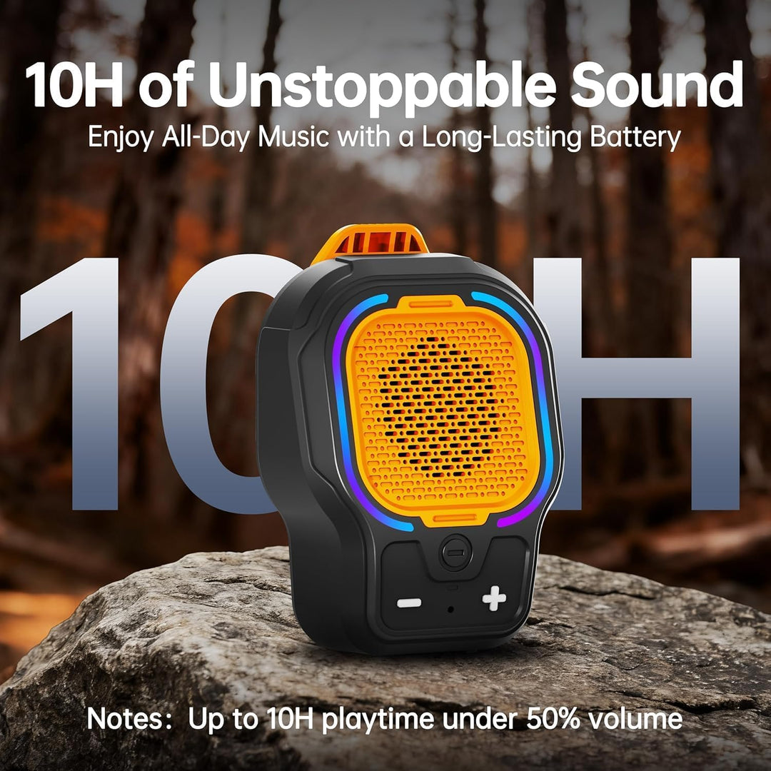 Altavoz Bluetooth portátil, altavoz inalámbrico portátil con clip m...