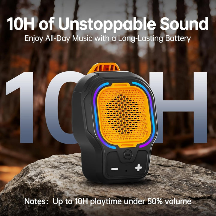 Altavoz Bluetooth portátil, altavoz inalámbrico portátil con clip m...