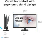 ASUS Monitor de cuidado ocular 1440P de 27" (VA27AQ) - IPS, QHD...