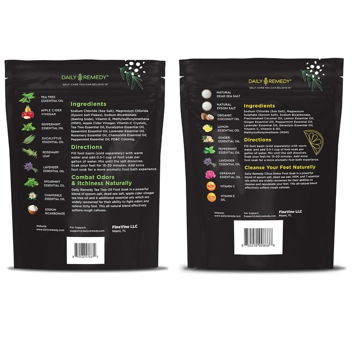 DAILY REMEDY EXTRA STRENGTH - Juego de aceite de árbol de té y cítr...