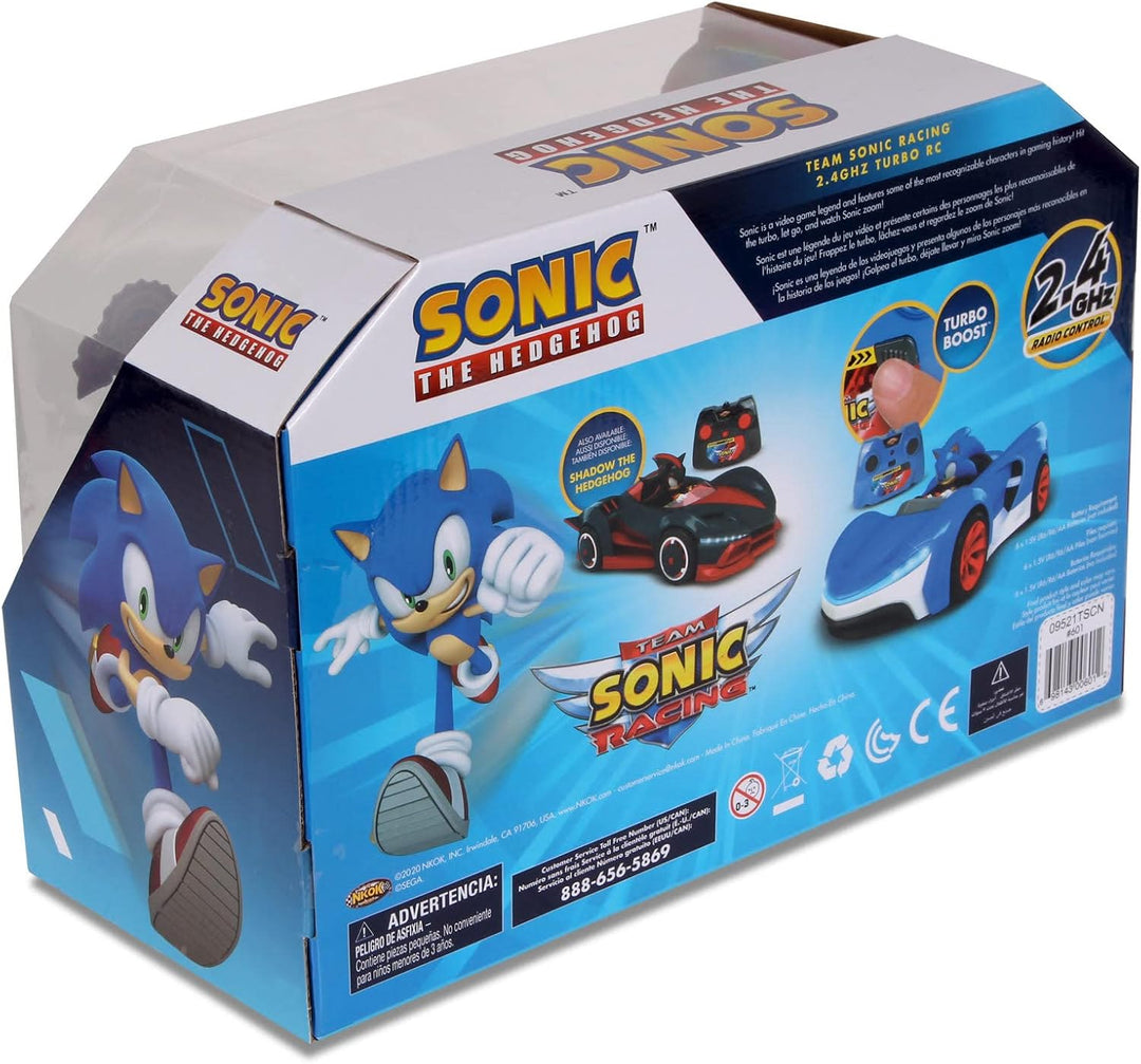 NKOK Team Sonic Racing - Auto de juguete con control remoto de 2.4...