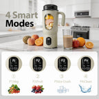Batidora portátil para batidos, 580ML USB-C recargable Juicer Cup (beige)