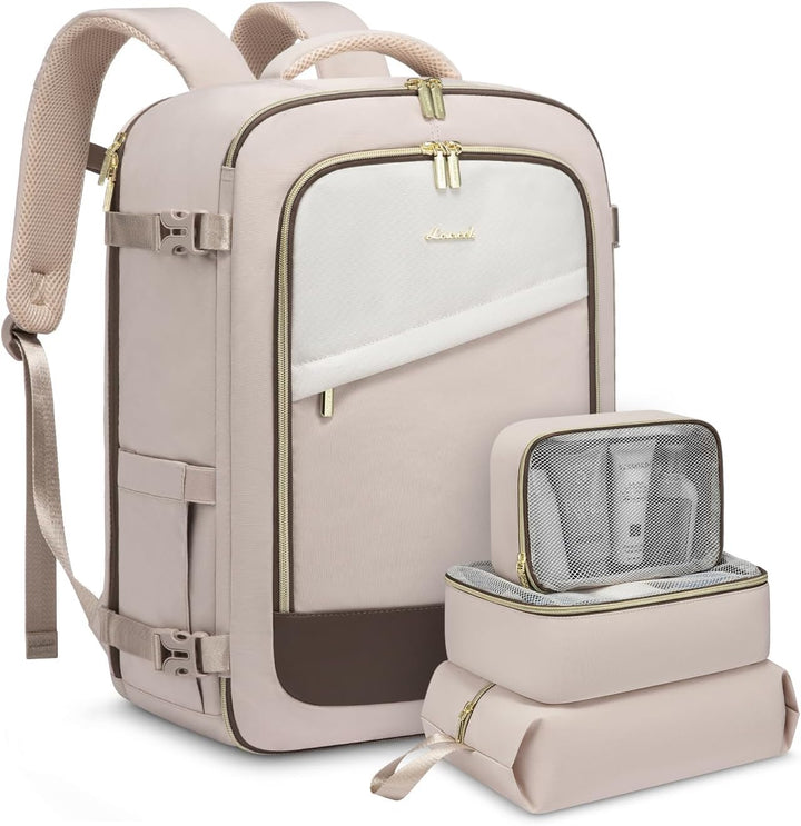 LOVEVOOK - Mochila de viaje para mujer, mochila de 40 l para llevar...