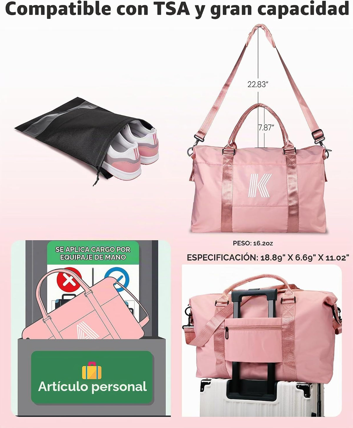 Ideas de regalo para niñas adolescentes, bolsa de noche para niñas