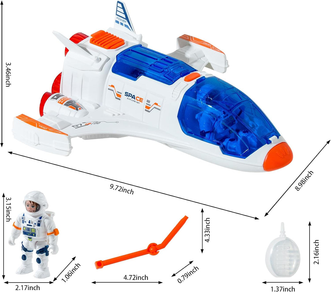 Wbzle Juguete de Transbordador Espacial con Figura de Astronauta -...