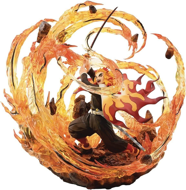 Tina Art Demon Slayer Kimetsu no Yaiba: Kyojuro Rengoku DX Ver Figu...