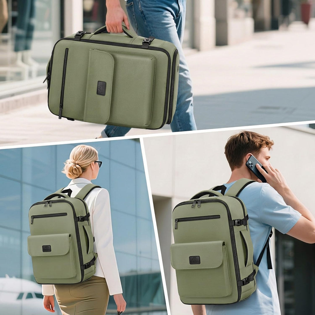 MATEIN Mochila para artículos personales, Verde, 15,6 pulg., Mochil...