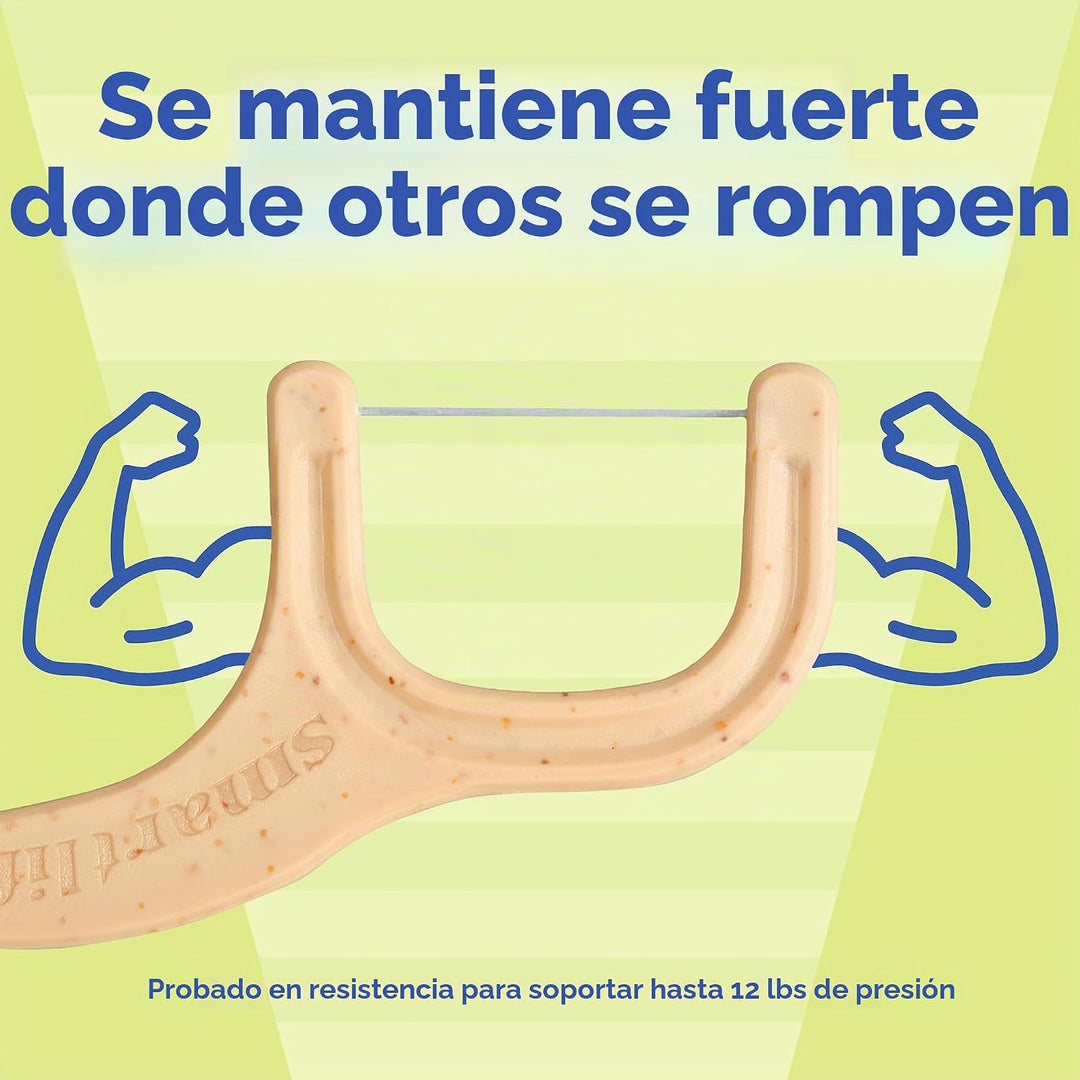SmartLifeco Palillos de Hilo Dental Ecológicos (200 unidades) \u201...