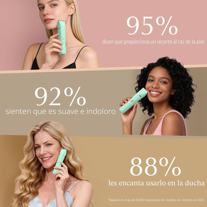 Risina Recortadora de bikini para mujer, recortadora de pelo púbico...