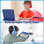 Funda infantil para iPad (A16) de 11ª generación de 11 pulgadas 2025, iPad de 10.9 pulgadas 2022 con protector de pantalla integrado, duradero, a prueba de golpes, ligera, con mango para i Pad