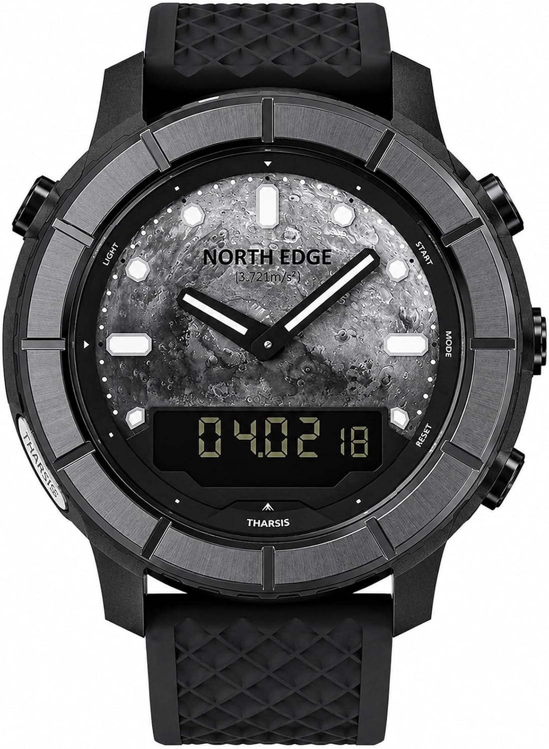 NORTH EDGE Tharsis - Reloj analógico digital para exteriores para hombre