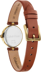 Calvin Klein Reloj de cuarzo de dos manecillas para mujer Gleam
