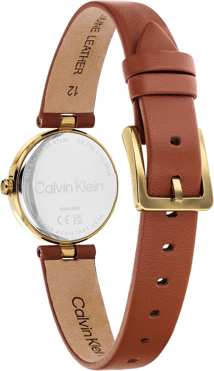 Calvin Klein Reloj de cuarzo de dos manecillas para mujer Gleam